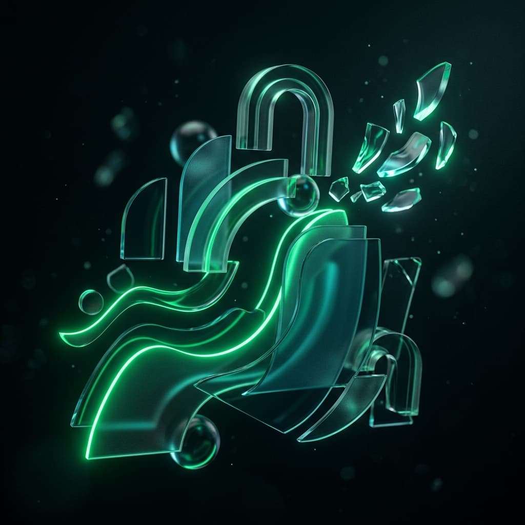 Abstract dark fintech background